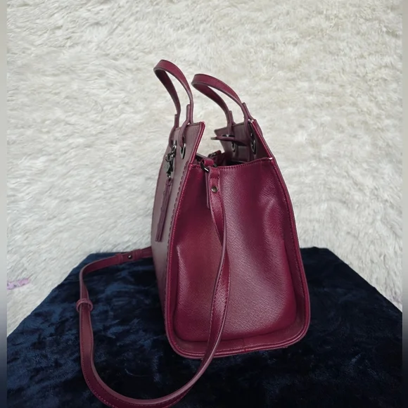 Armani Exchange Deep Burgundy Tote - Picture 5 of 7